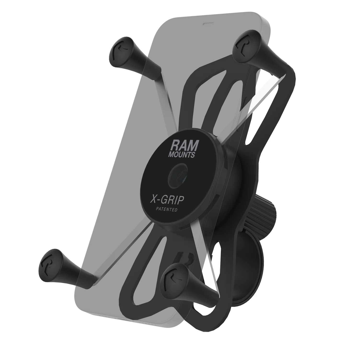 RAM X-Grip Large Phone Mount with RAM Tough-Strap Handlebar Base