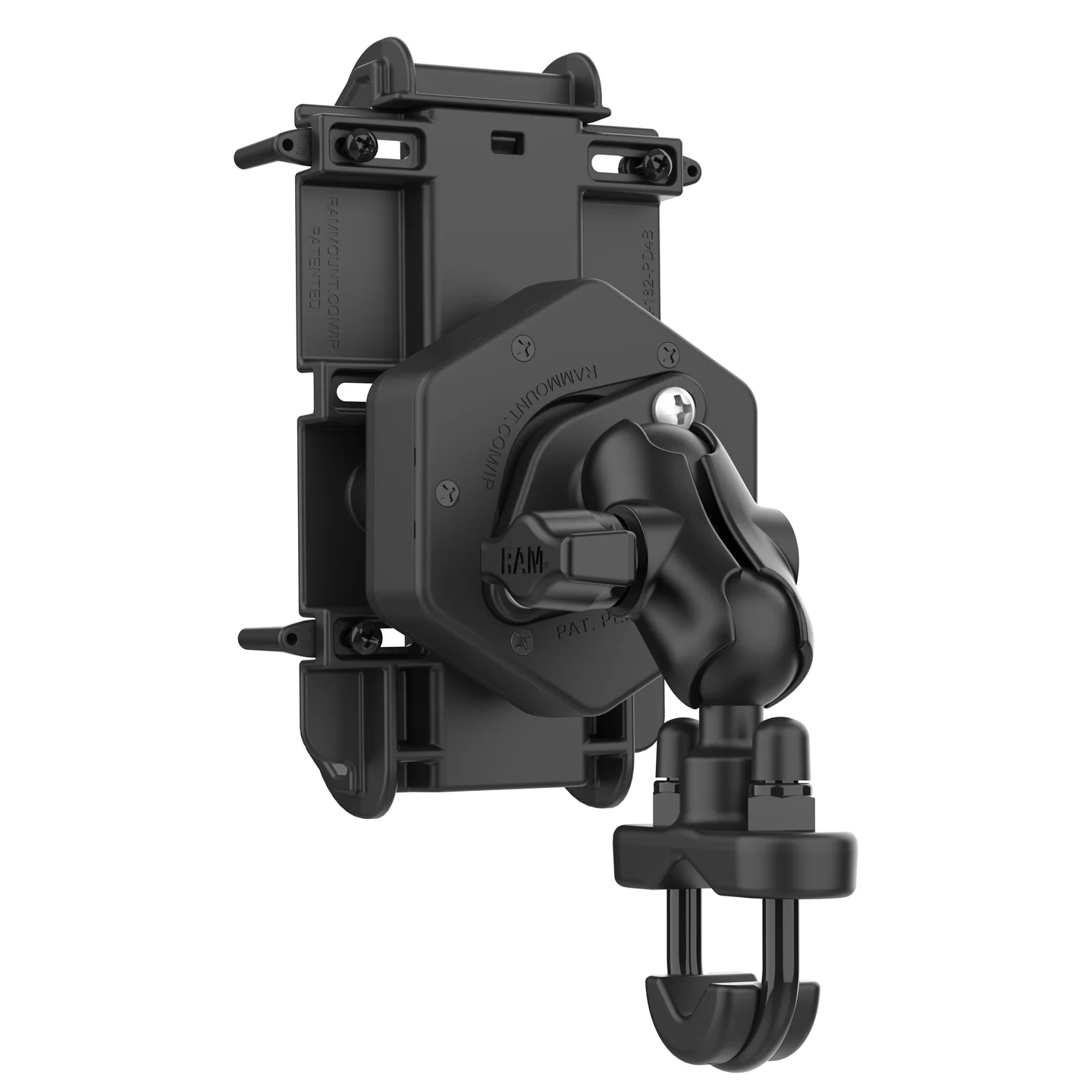 RAM Quick-Grip XL Phone Mount with Vibe-Safe &amp; U-Bolt Base