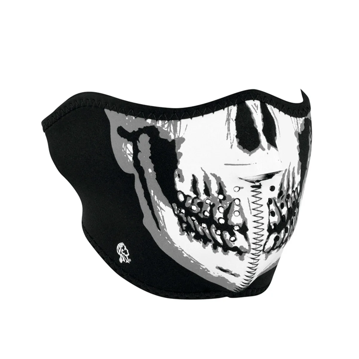 Zan Half Mask Neoprene Skull Face