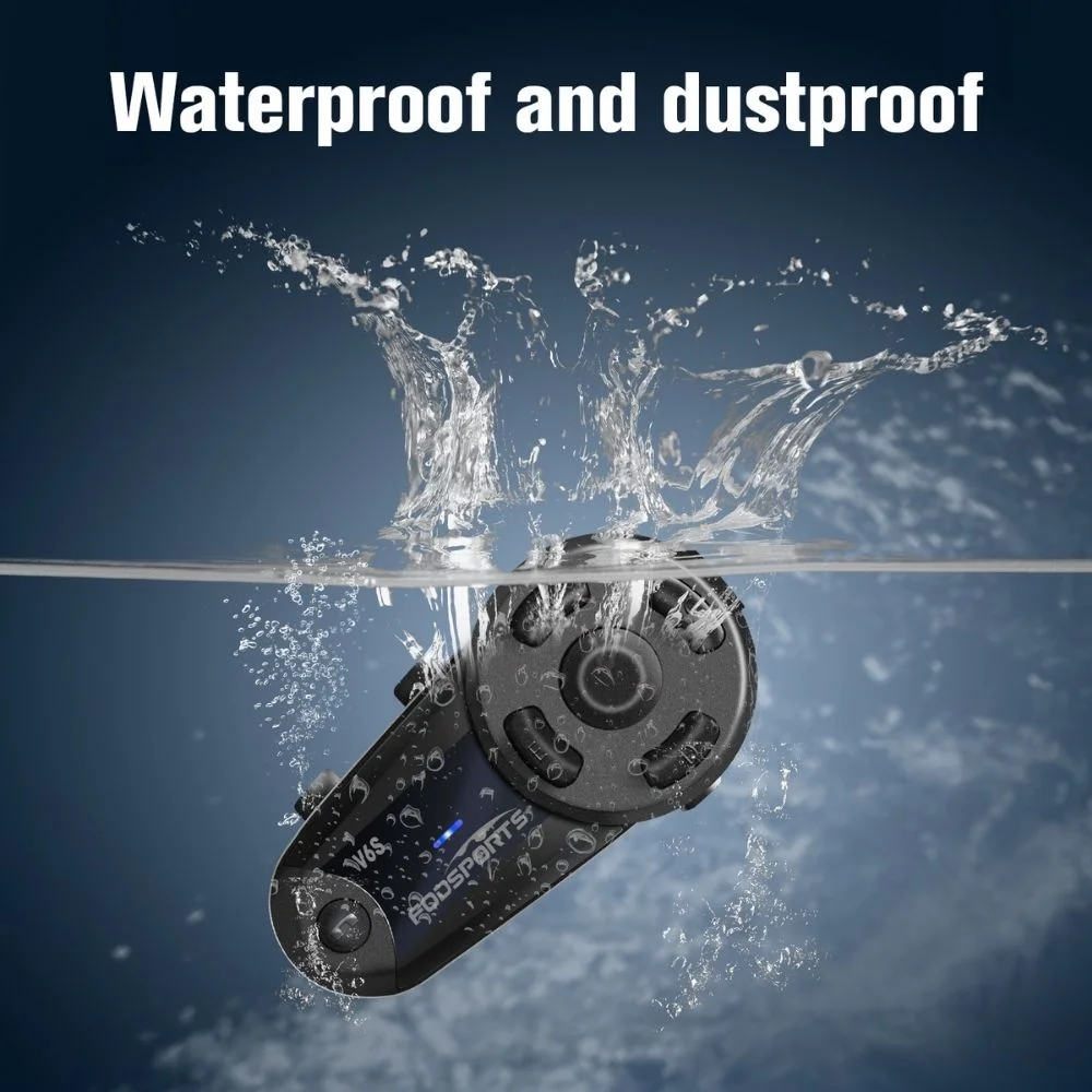 Fodsports V6S Bluetooth Headset 6 Riders Intercom
